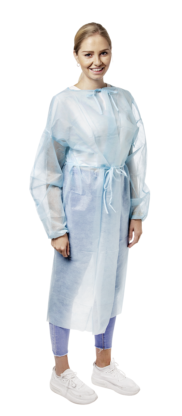 Protective gown | disposable item (10 pcs)